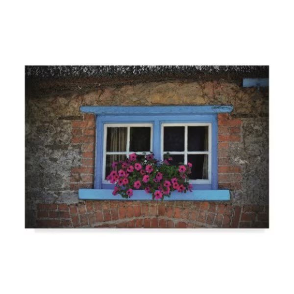Christine Sainte-Laudy 'Blue Window' Canvas Art, 22x32, Trademark Fine Art, Mfr#: CSL00204-C2232GG